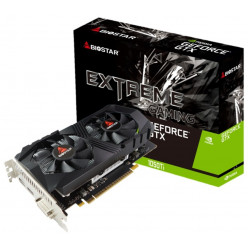 BIOSTAR GeForce GT 1050 Ti 4GB GDDR5, 128bit, 1392/7000Mhz, CUDA: 768 processing, 1xDVI, 1xHDMI, 1xDP, Dual Fan, Retail (VN1055TF41)